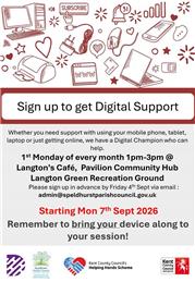 New Digital Support Workshop Sessions Starting Soon