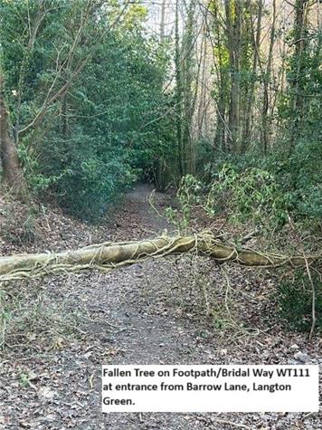  - Public footpath issues to be aware of when out walking in Speldhurst parish