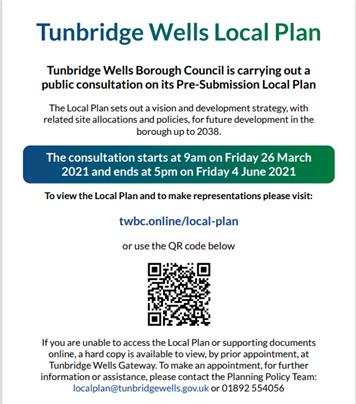 - Pre-submission of TWBC Local Plan