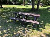 Picnic benches Langton Green Recreation Ground