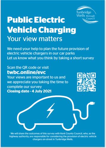 Electric vehicle charging point survey poster - Electric Vehicle Charging Point Survey